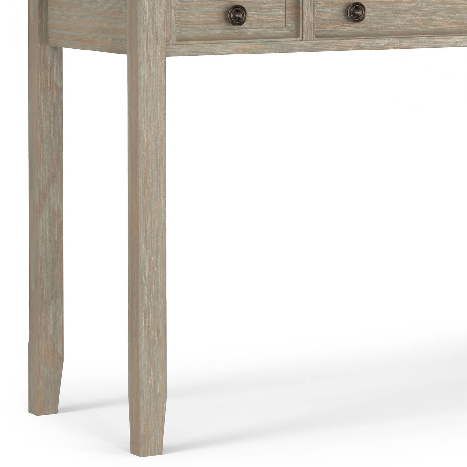 Alt View 8. Simpli Home - Amherst SOLID WOOD Transitional 54 inch Wide Desk in Distressed Grey - Distressed Grey.