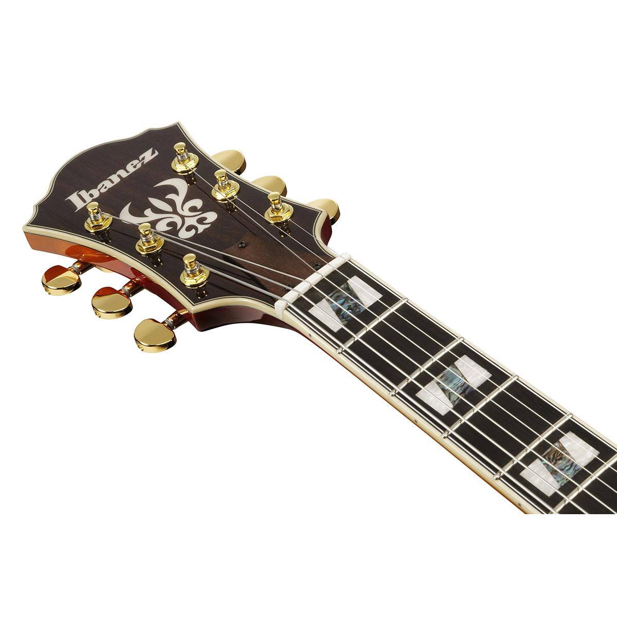 Alt View 7. Ibanez - Ibanez Artstar Series AF115 Electric Guitar, Aged Whiskey Burst.