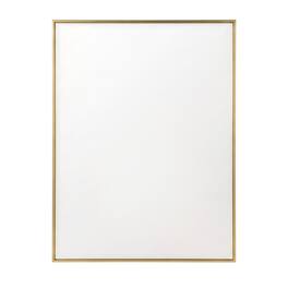 Elegant Decor - Metal frame rectangle mirror 18 inch - Brass