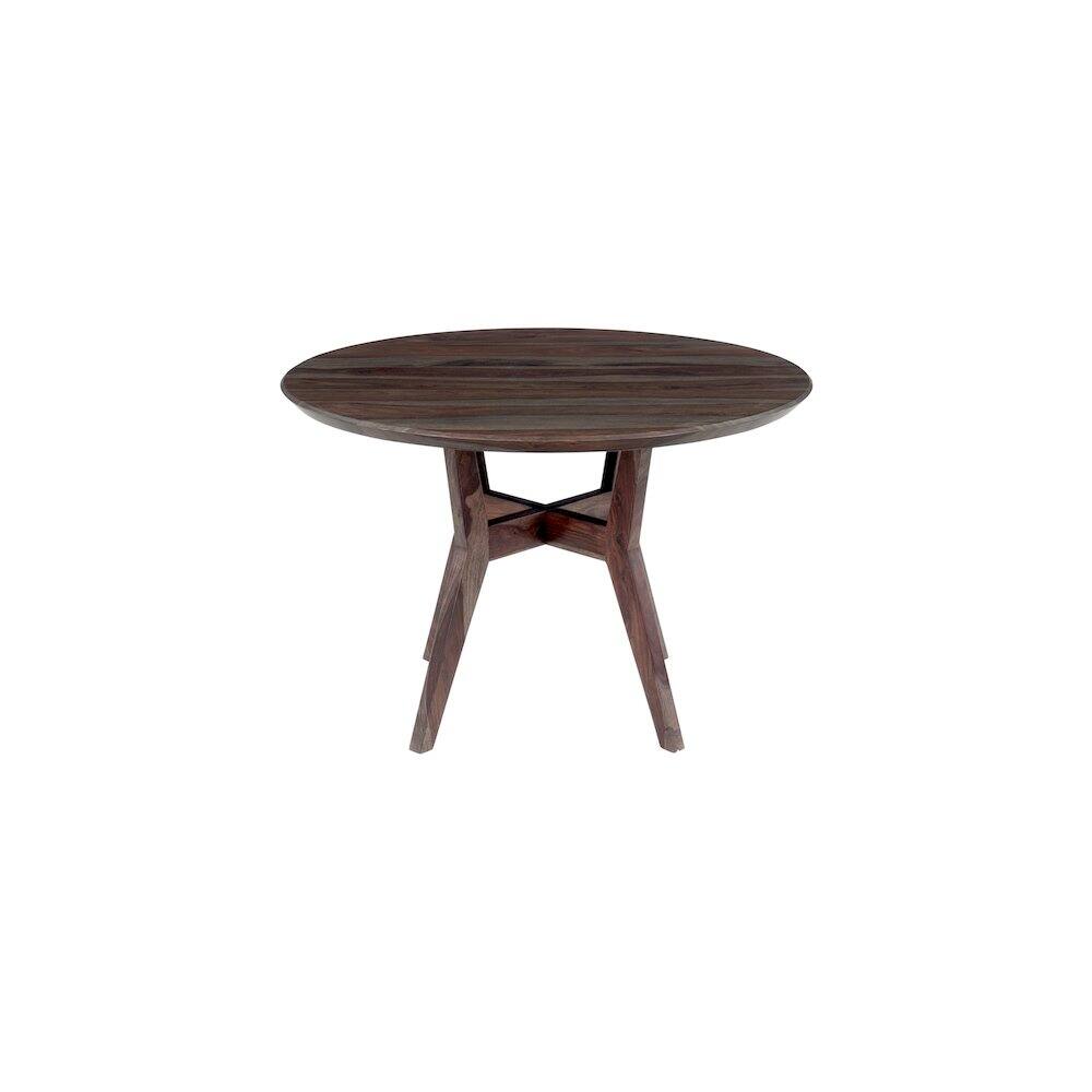 Left. Porter Designs - Fall River Solid Sheesham Wood Dining Table - Gray.
