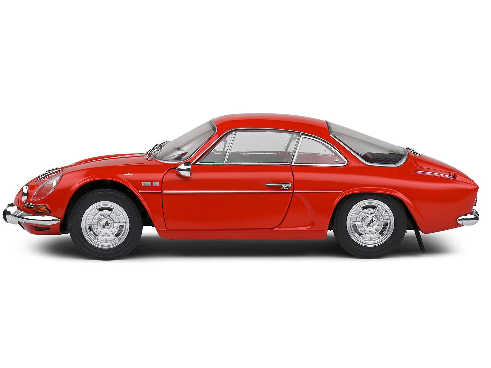 Left. Solido - 1969 Alpine A110 1600S Rouge Vif Red 1/18 Diecast Model Car by Solido - Red.