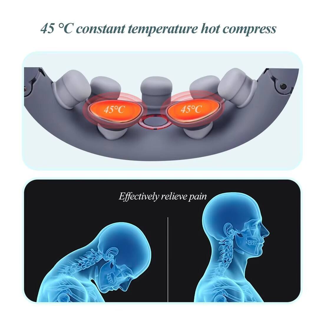45°C constant temperature hot compress  
Effectively relieve pain