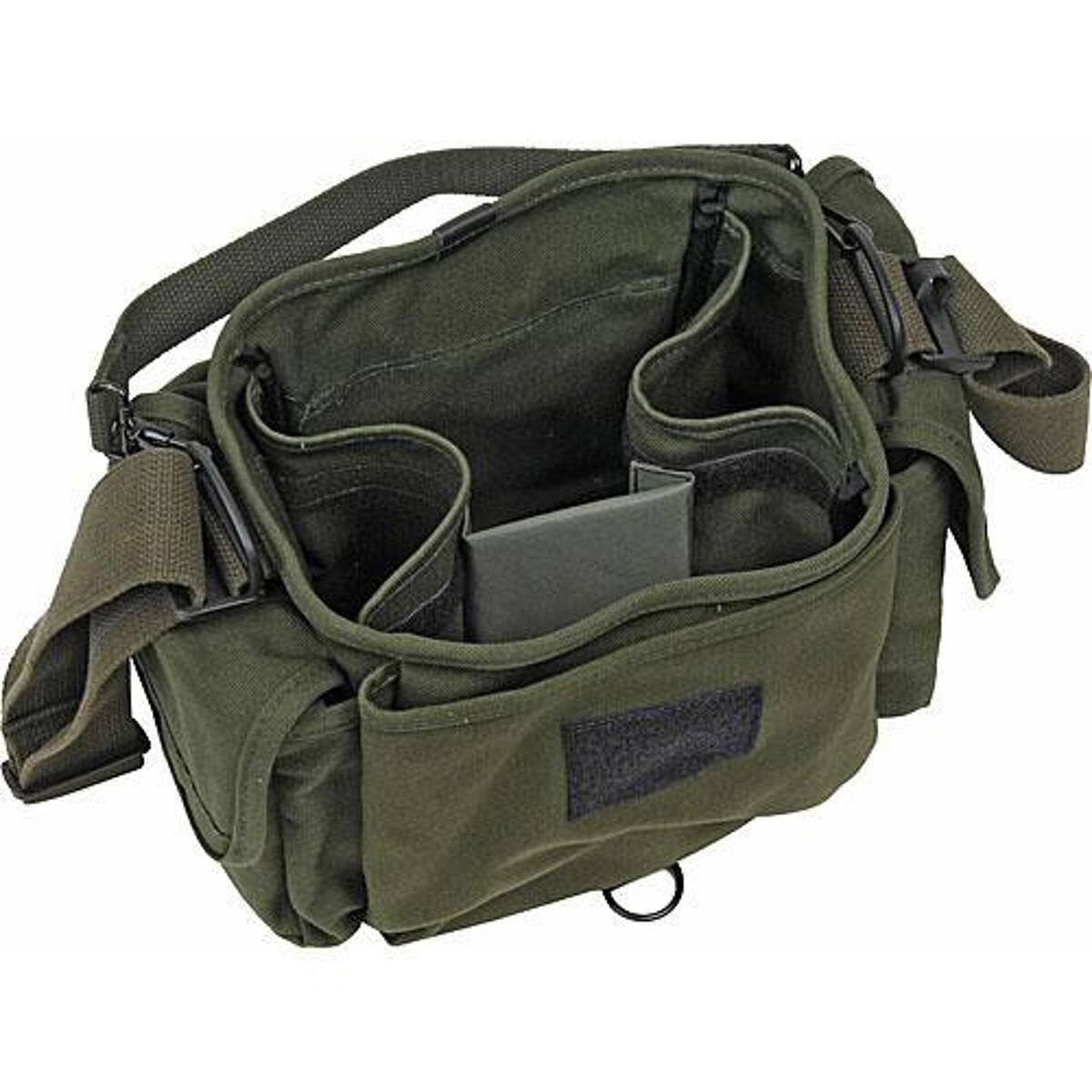 Alt View 2. Domke - Domke F-3X Super Compact Canvas Shoulder Bag, Olive.