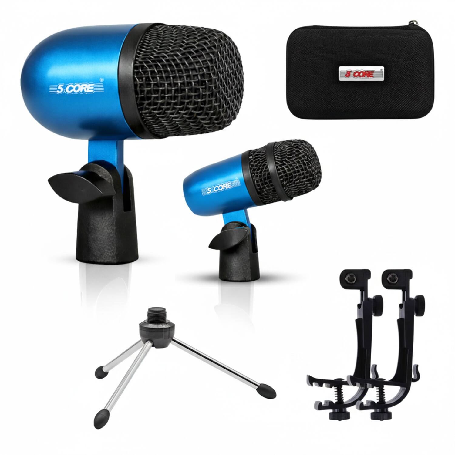 Bundle 5 CORE Conga Mic Snare Tom Set Professional XLR Cardioid ...