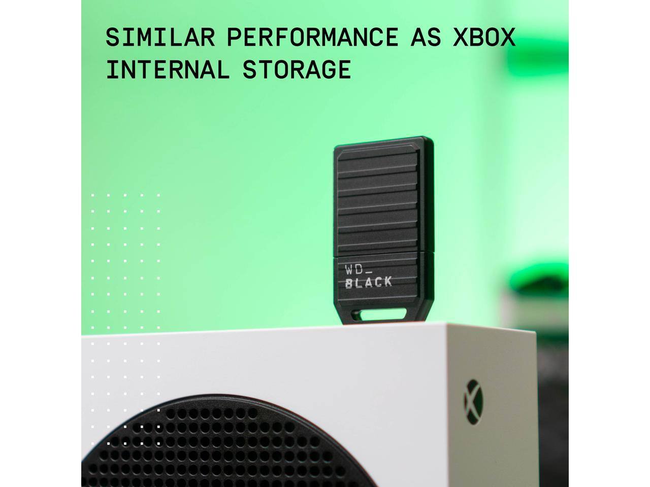 SIMILAR PERFORMANCE AS XBOX INTERNAL STORAGE

WD_BLACK