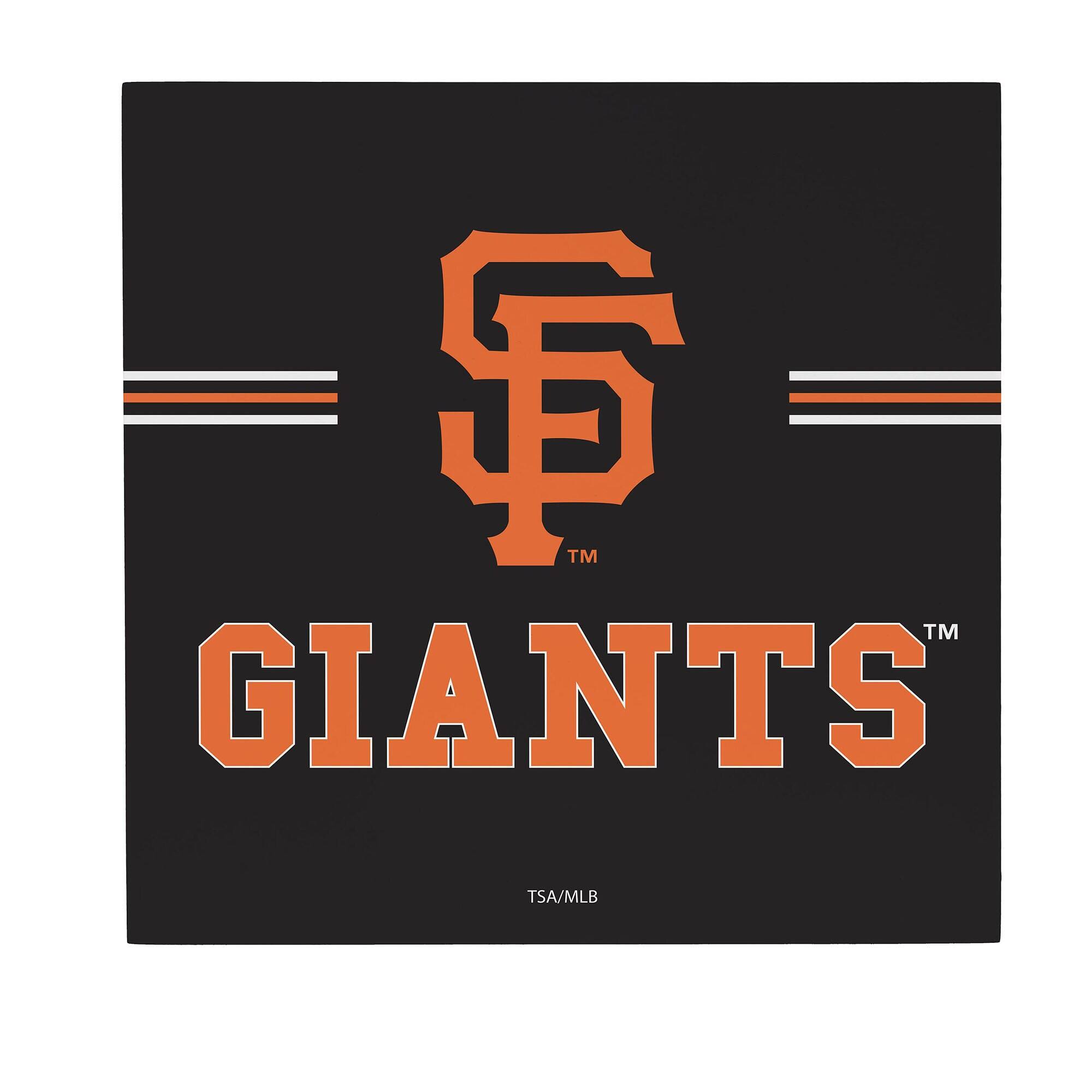 San Francisco Giants 12" x 12" Wood Wall Sign
