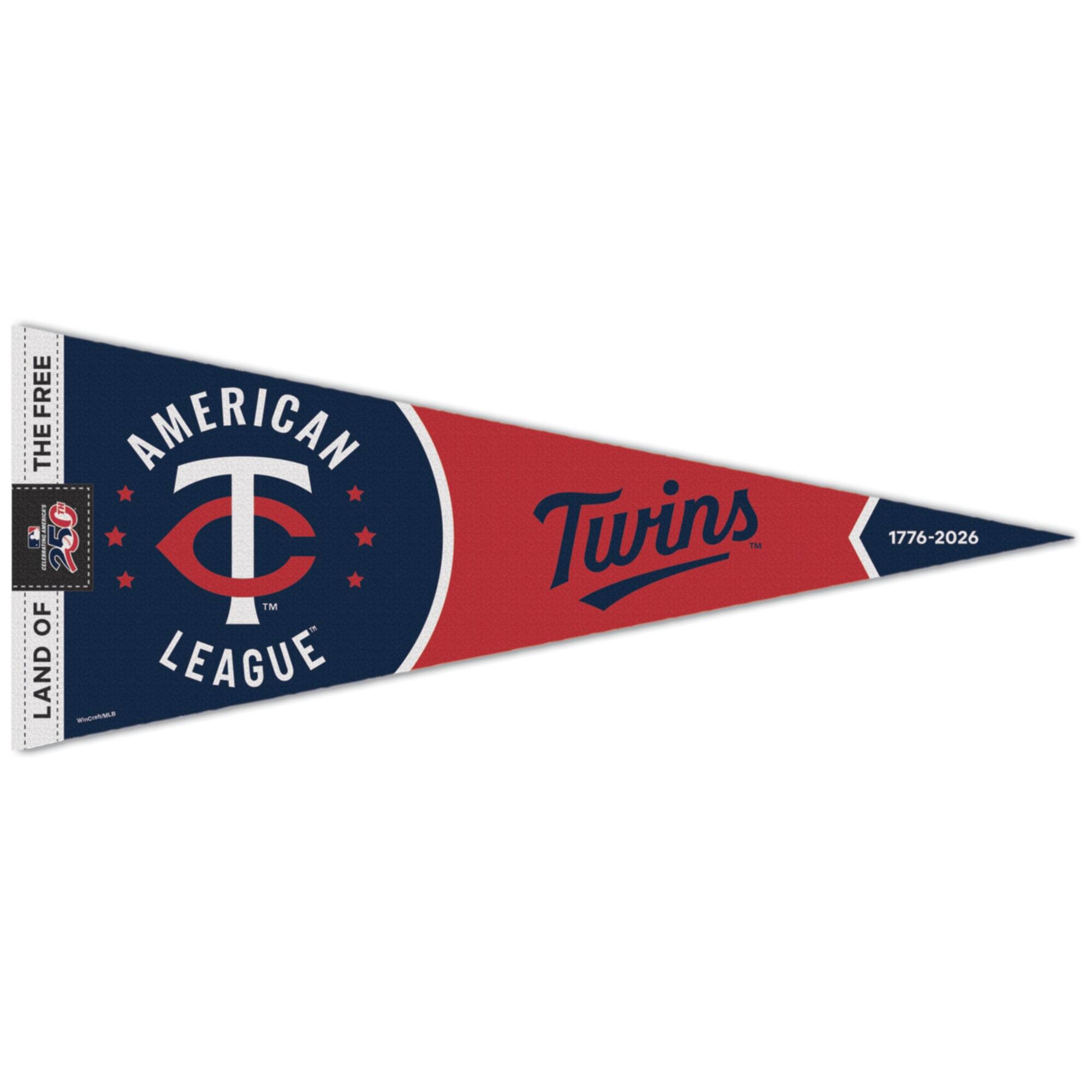 "WinCraft - 12"" x 30"" America 250 Premium Pennant - Multicolor" price history on PriceWatchPro
