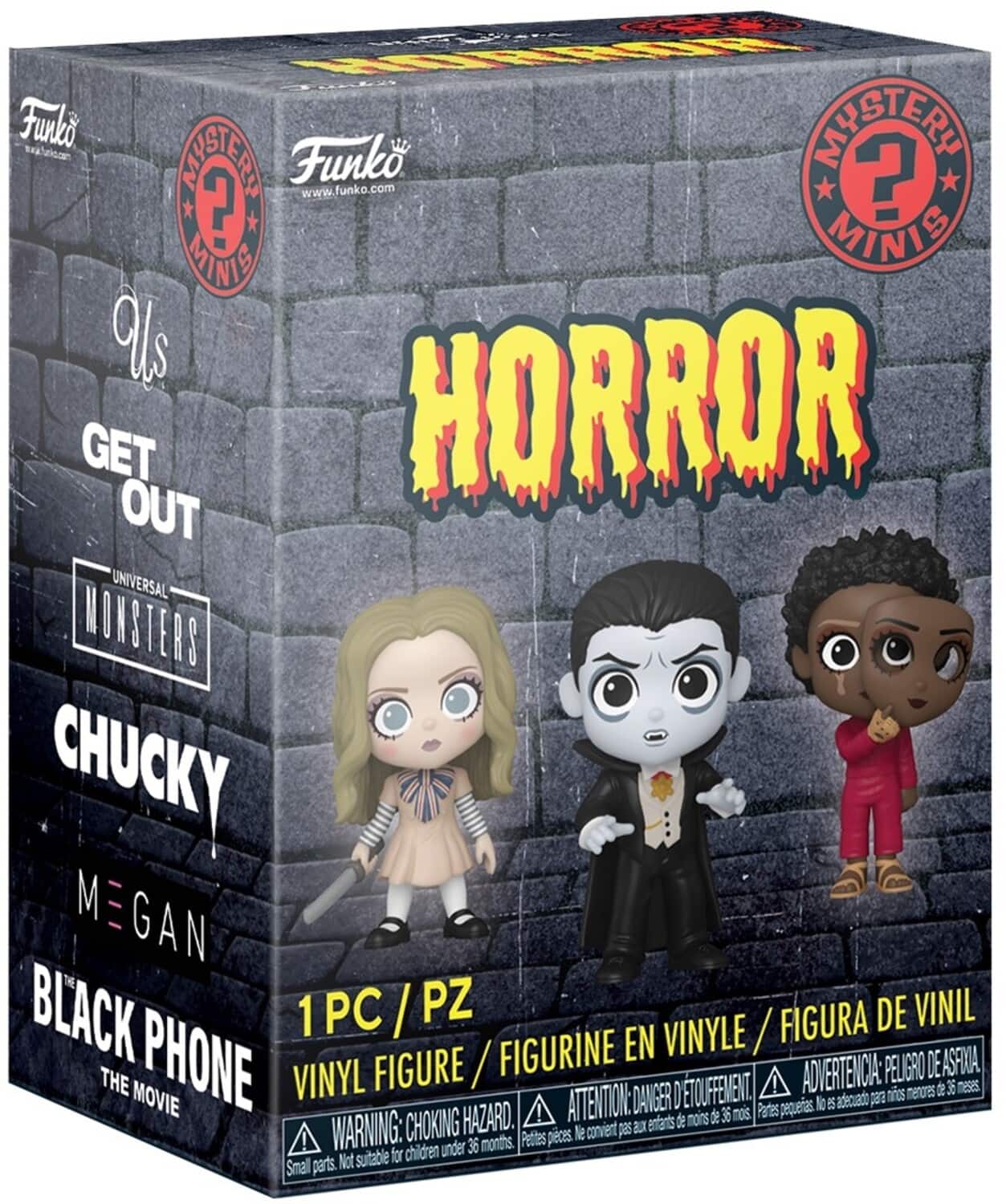 Funko Mystery Minis: NBC Universal Horror (One Random Mystery Mini Per Transaction) - COLLECTABLES - Multicolor