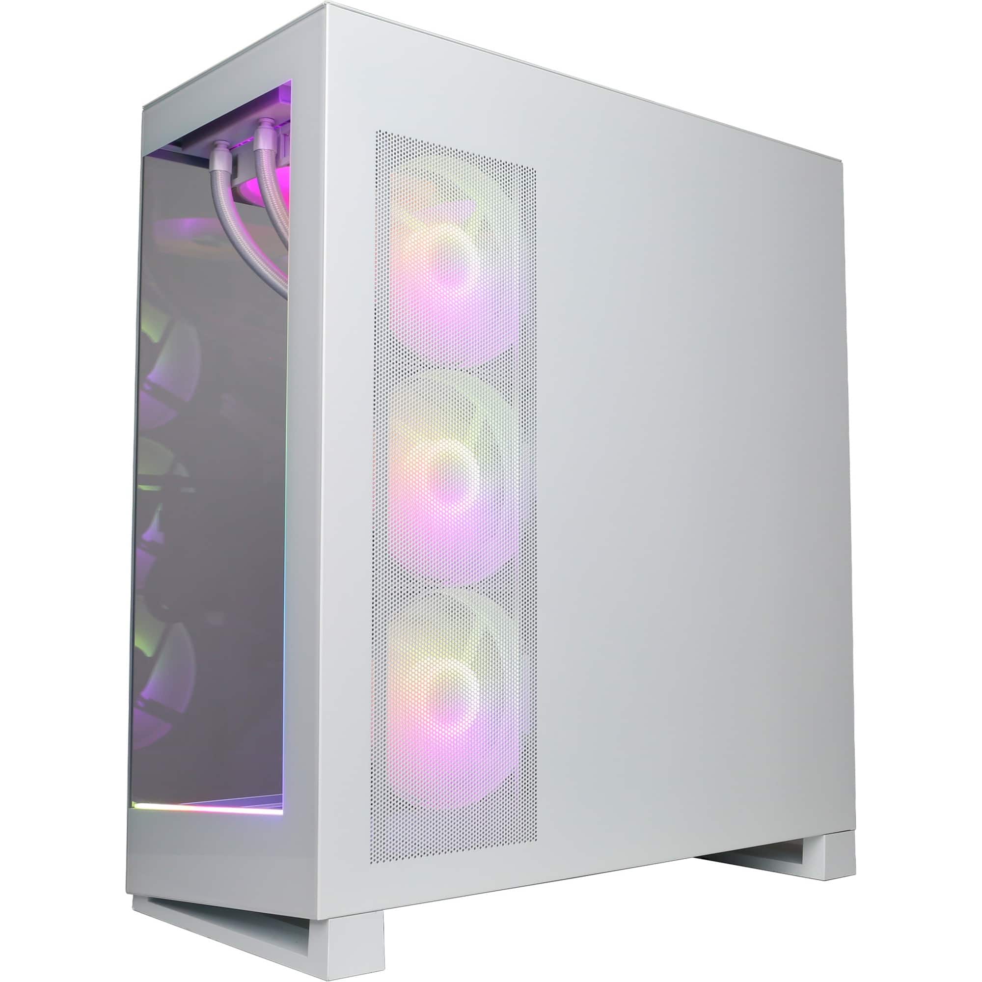 Alt View 12. CyberPowerPC - Gaming Desktop - Intel Core Ultra 9 285K - NVIDIA GeForce RTX 5090 32GB - 64GB DDR5 - 4TB PCIe 4.0 SSD - White.