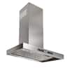 Front. Onefly - 36 Inches - Ducted - wall Mount Range Hood - Stainless steel.