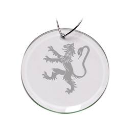 Jardine - Phillips Exeter Academy Big Red 3'' Glass Round Ornament - Multicolor