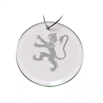 Front. Jardine - Phillips Exeter Academy Big Red 3'' Glass Round Ornament - Multicolor.