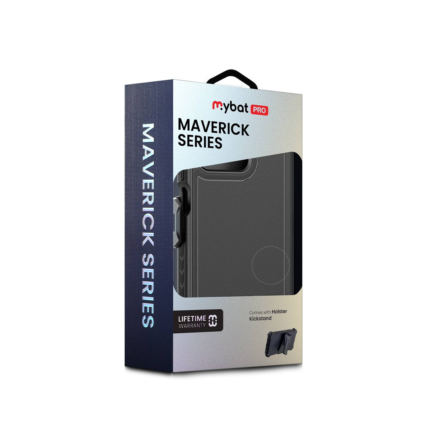 mybat PRO  
MAVERICK SERIES  
MAVERICK SERIES  
LIFETIME WARRANTY  
# Kickstand Comes with Holster