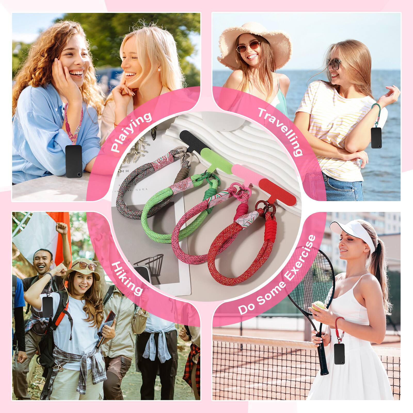 Playing  
Travelling  
Hiking  
Do Some Exercise