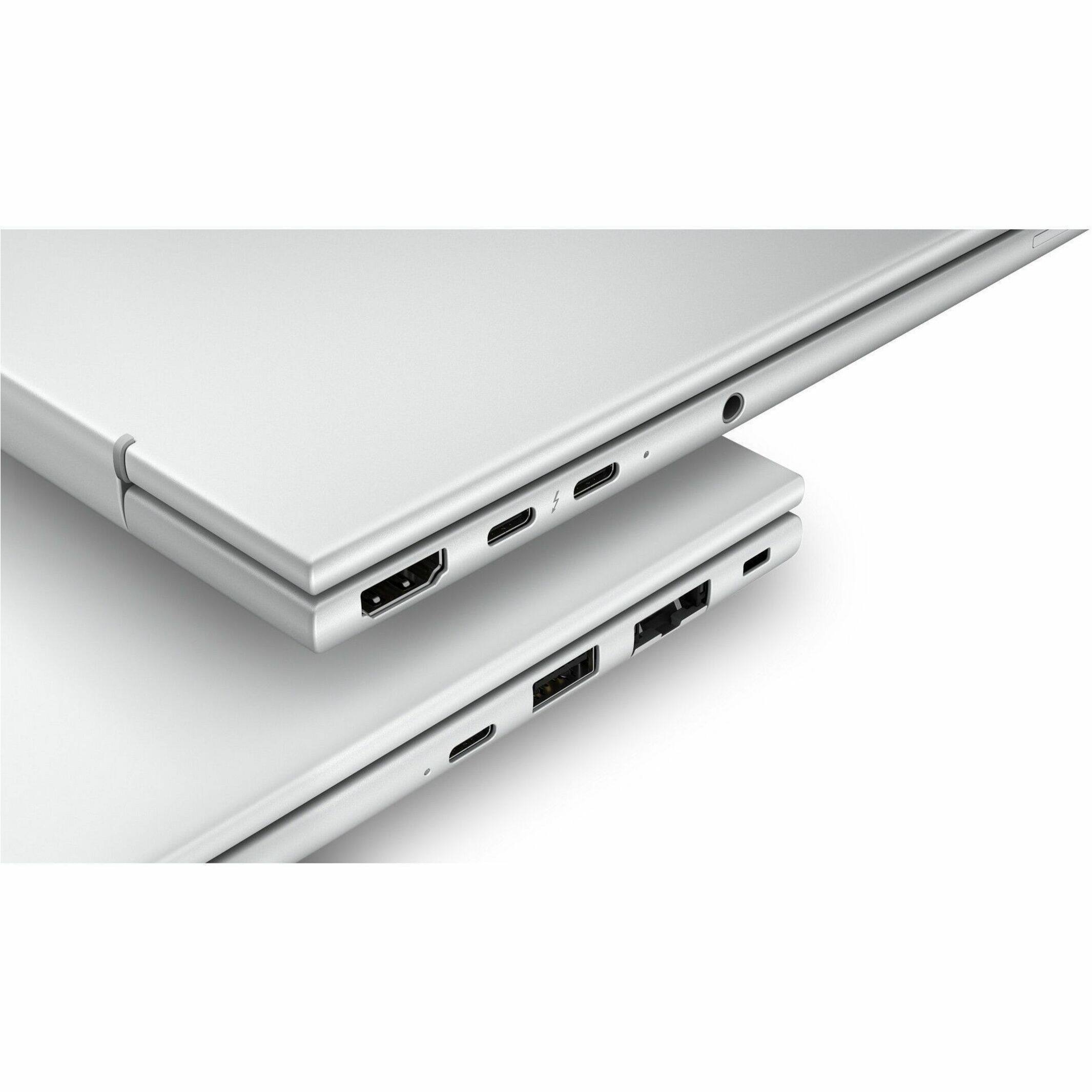 Alt View 17. HP - EliteBook 8 G2i 14" IPS 1920 x 1200 (WUXGA) Laptop - Intel Core Ultra 7 with 32GB Memory - 512 GB SSD - Glacier Silver Aluminum, Gray.