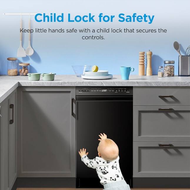 Child Lock for Safety

Keep little hands safe with a child lock that secures the controls.