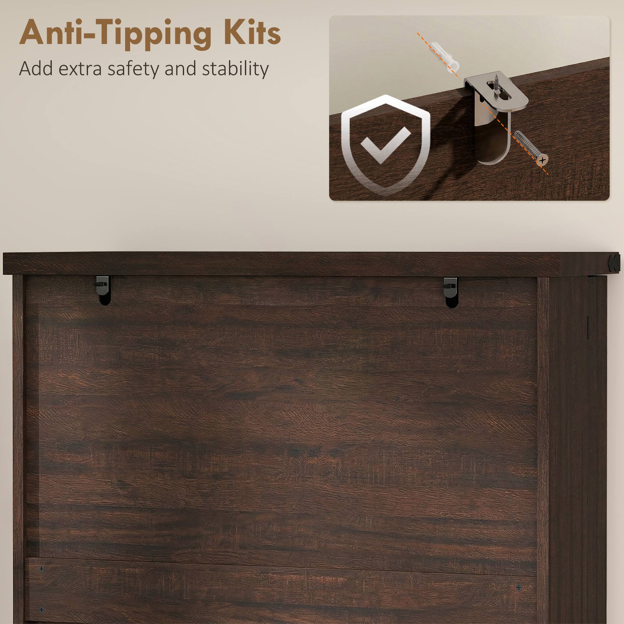 Anti-Tipping Kits  
Add extra safety and stability