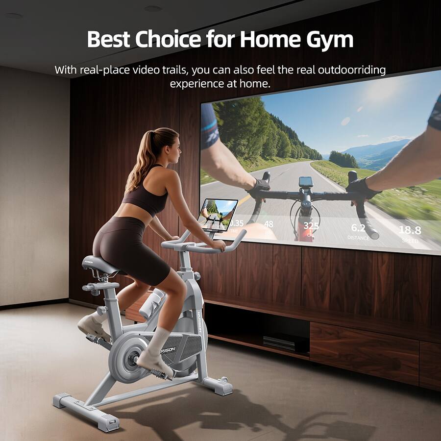 Best Choice for Home Gym

With real-place video trails, you can also feel the real outdoor riding experience at home.

0.35 IB  
48 - 325 CA  
6.2 DISTANCE  
18.8 SPEED