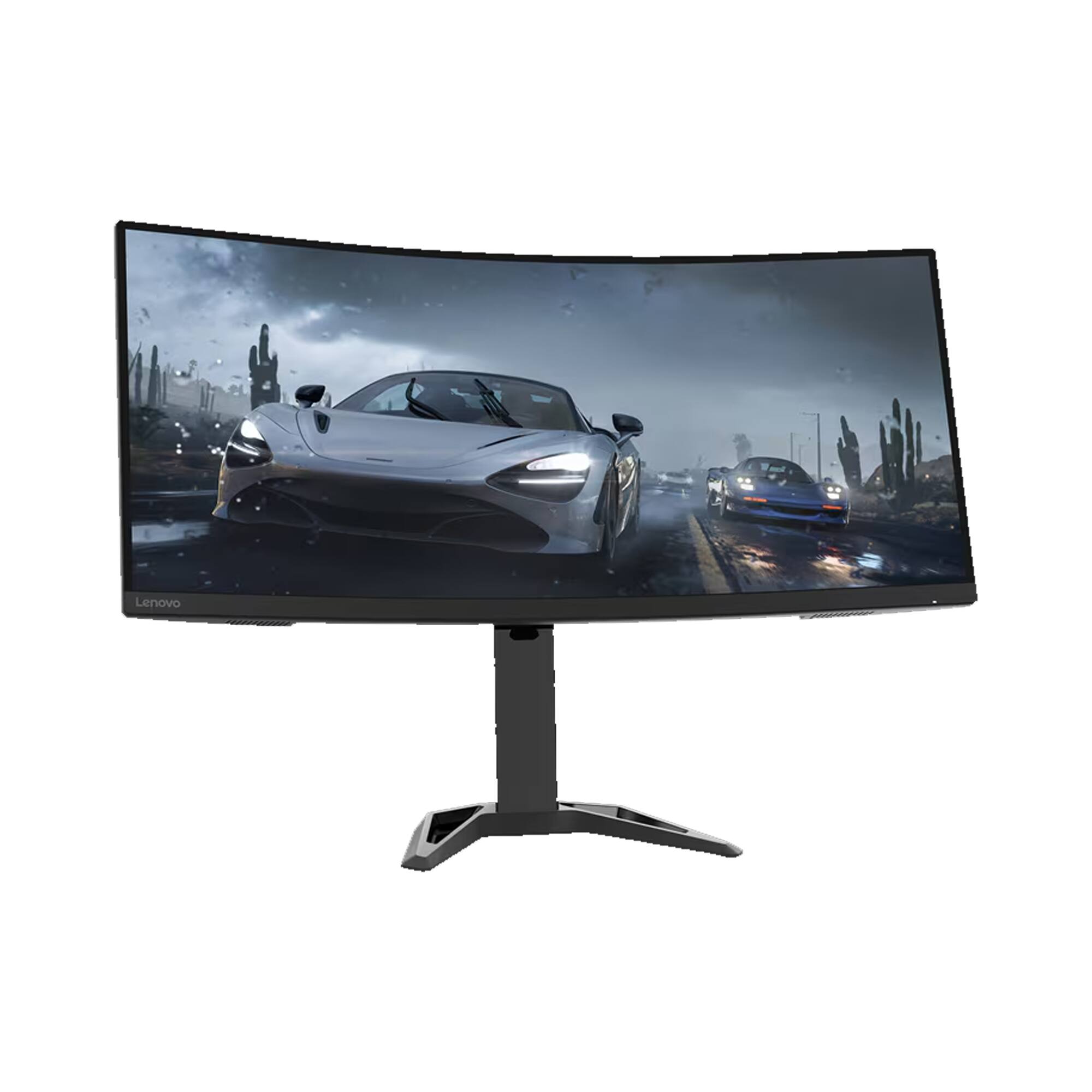 Angle. Lenovo - Lenovo G34W-30 34" Monitors 2HDMI 0VGA 0USB 350nit 165Hz VA .5 ms - Black.