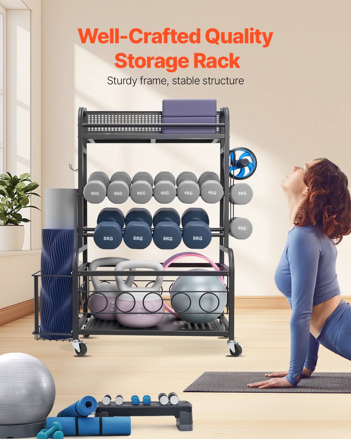 Well-Crafted Quality Storage Rack  
Sturdy frame, stable structure  

4KG 4KG 4KG 4KG 4KG 4KG 4KG 4KG 8KG 8KG 8KG 8KG