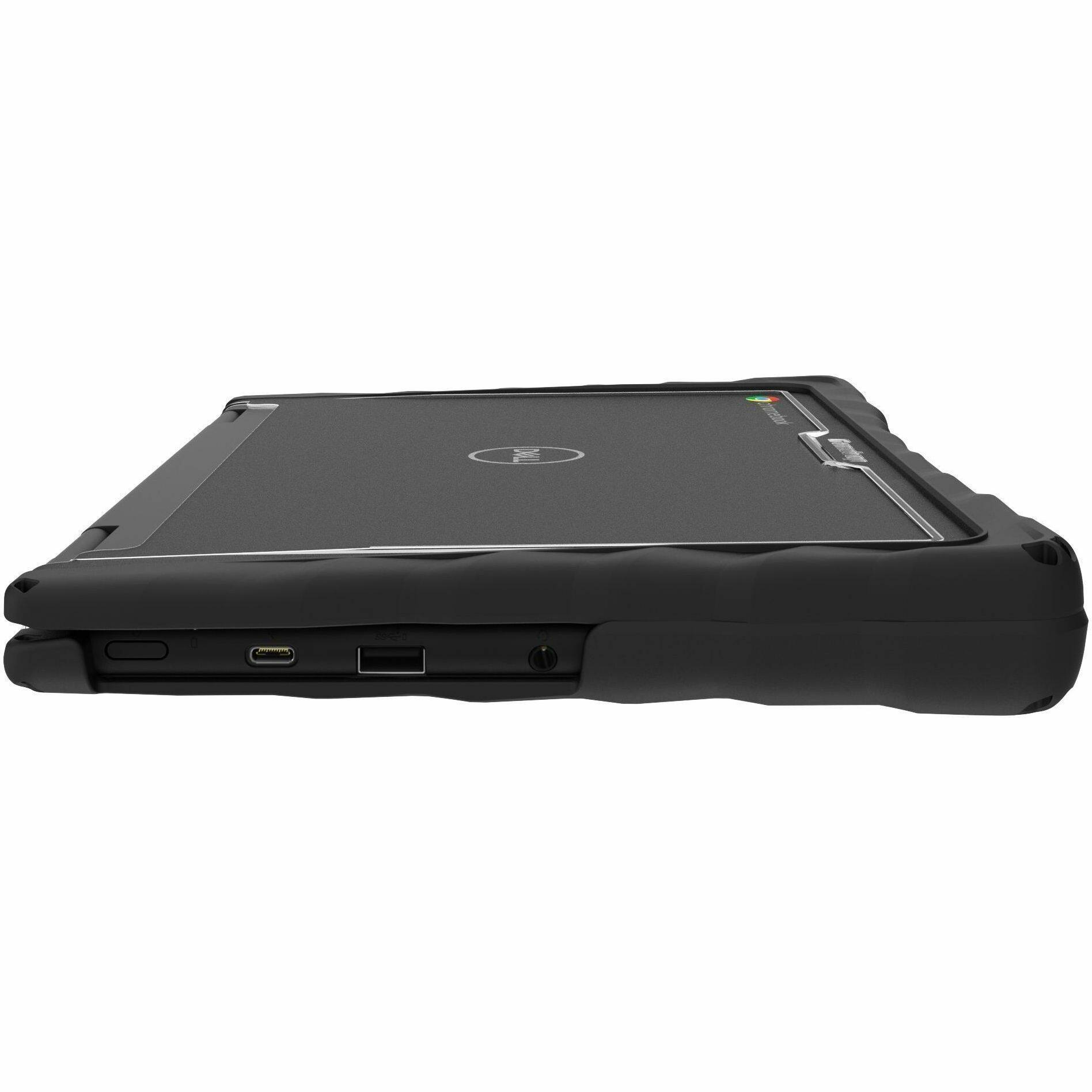 Alt View 5. Gumdrop - GUMDROP DROPTECH FOR DELL CHROMEBOOK 3120/3110/3100 (2-IN-1) - For Dell Chromebook - Transparent - Bump Resistant, Drop - Transparent.