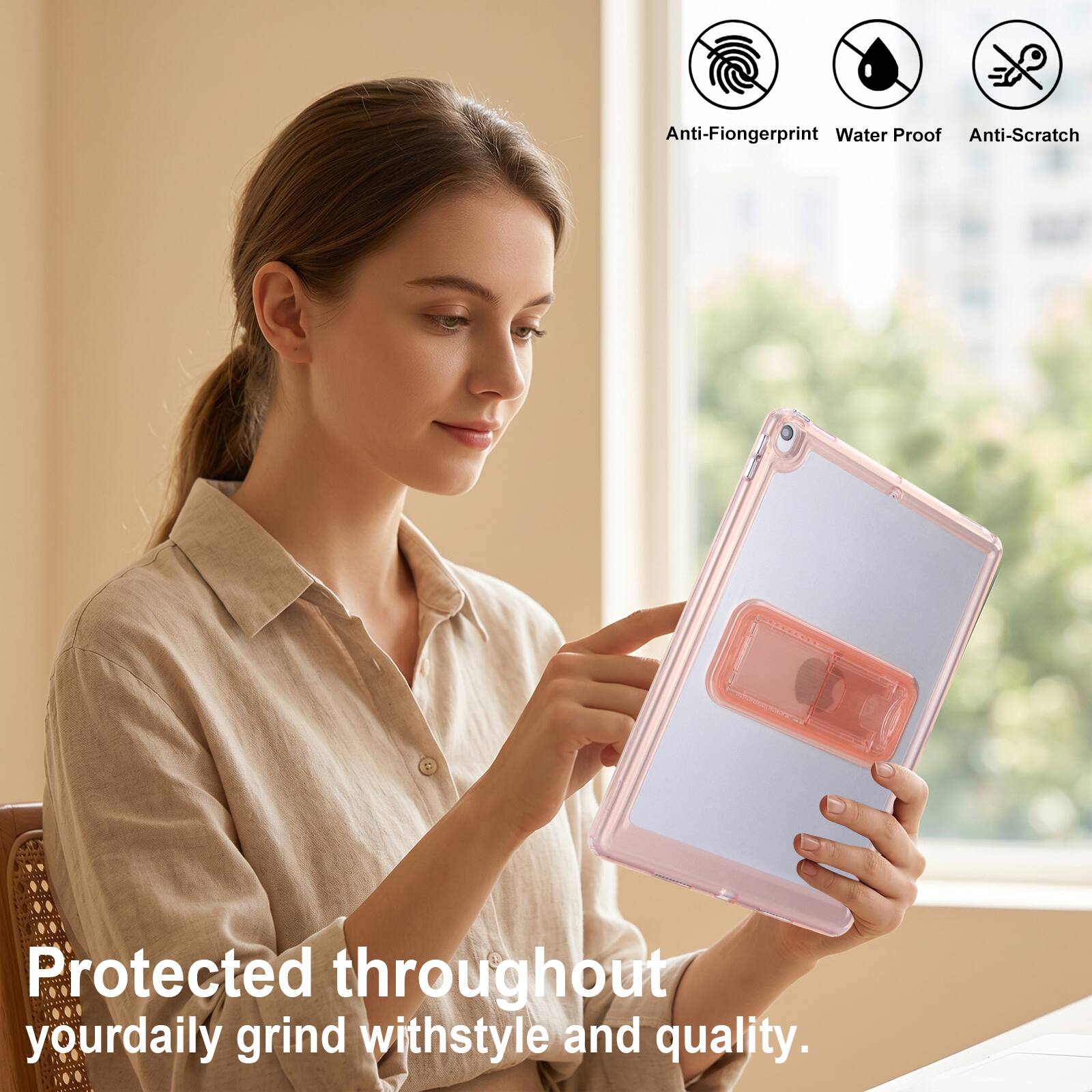 Anti-Fingerprint Water Proof Anti-Scratch Protected throughout your daily grind with style and quality.