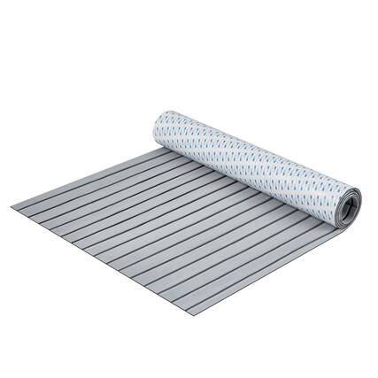 Front. VEVOR - EVA Foam Boat Decking, 94.5" x 35.4" Non-Slip Self-Adhesive Marine Flooring, 23.2 sq.ft Carpet for Boats, Yachts - Light gray.