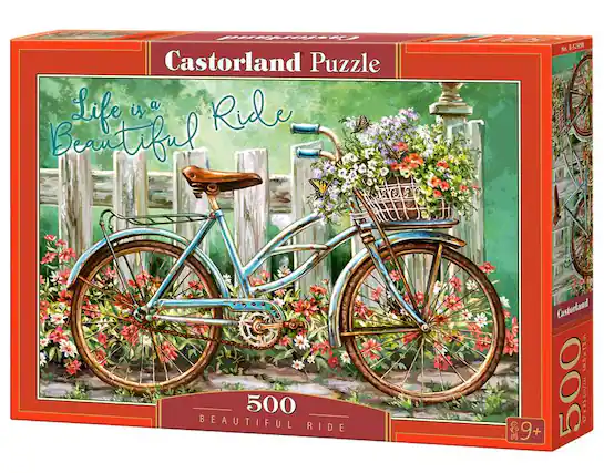 Castorland Puzzle, Life is a Beautiful Ride, 500 BEAUTIFUL RIDE, Castorland, 18.5k13i, 18,5, 500 CRL-CMA 47X33 S, 9+