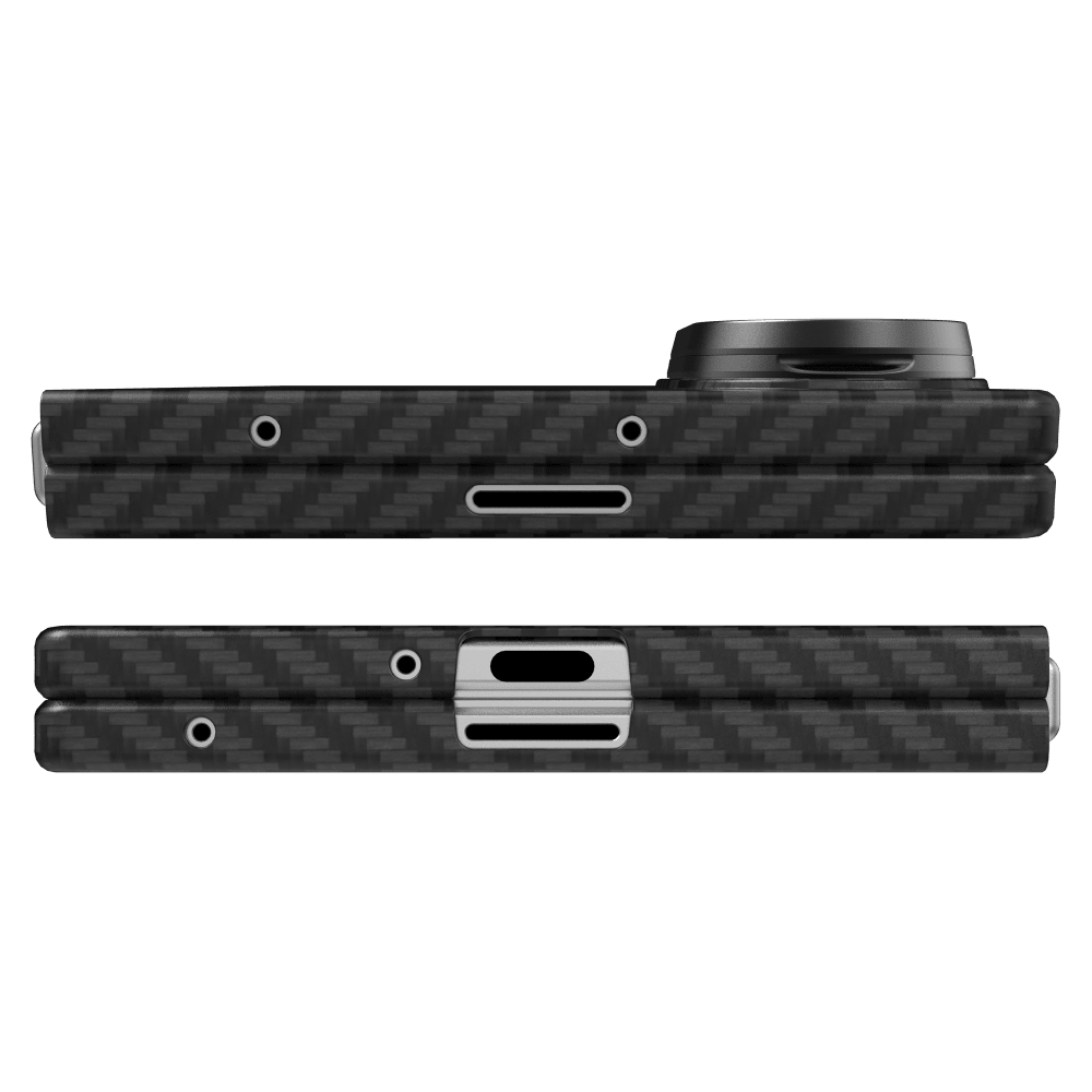 Alt View 3. Itskins - ITSKINS - Supreme Eclipse Stand MagSafe Case for Samsung Galaxy Z Fold8 - Black - Black.