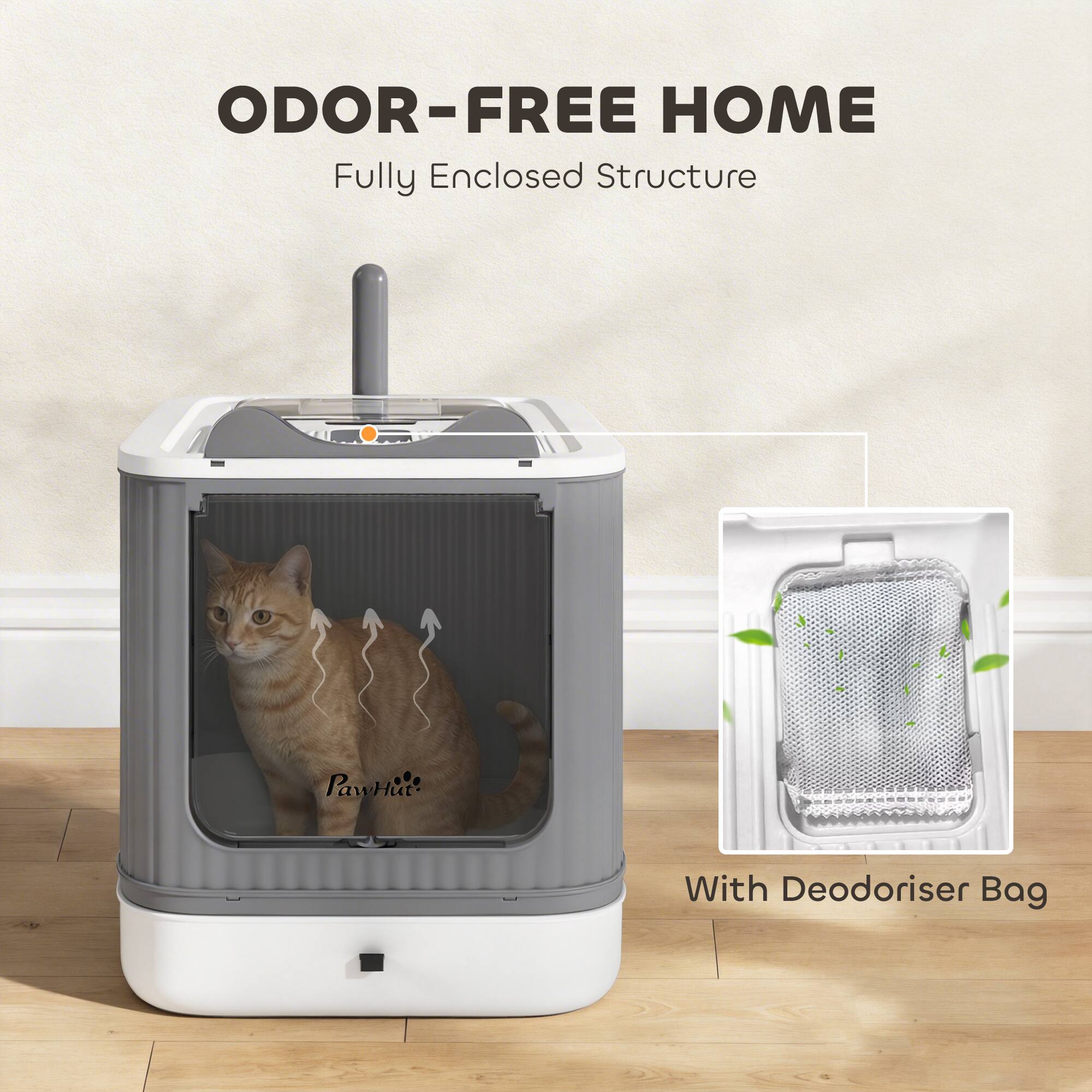 ODOR-FREE HOME  
Fully Enclosed Structure  
With Deodoriser Bag