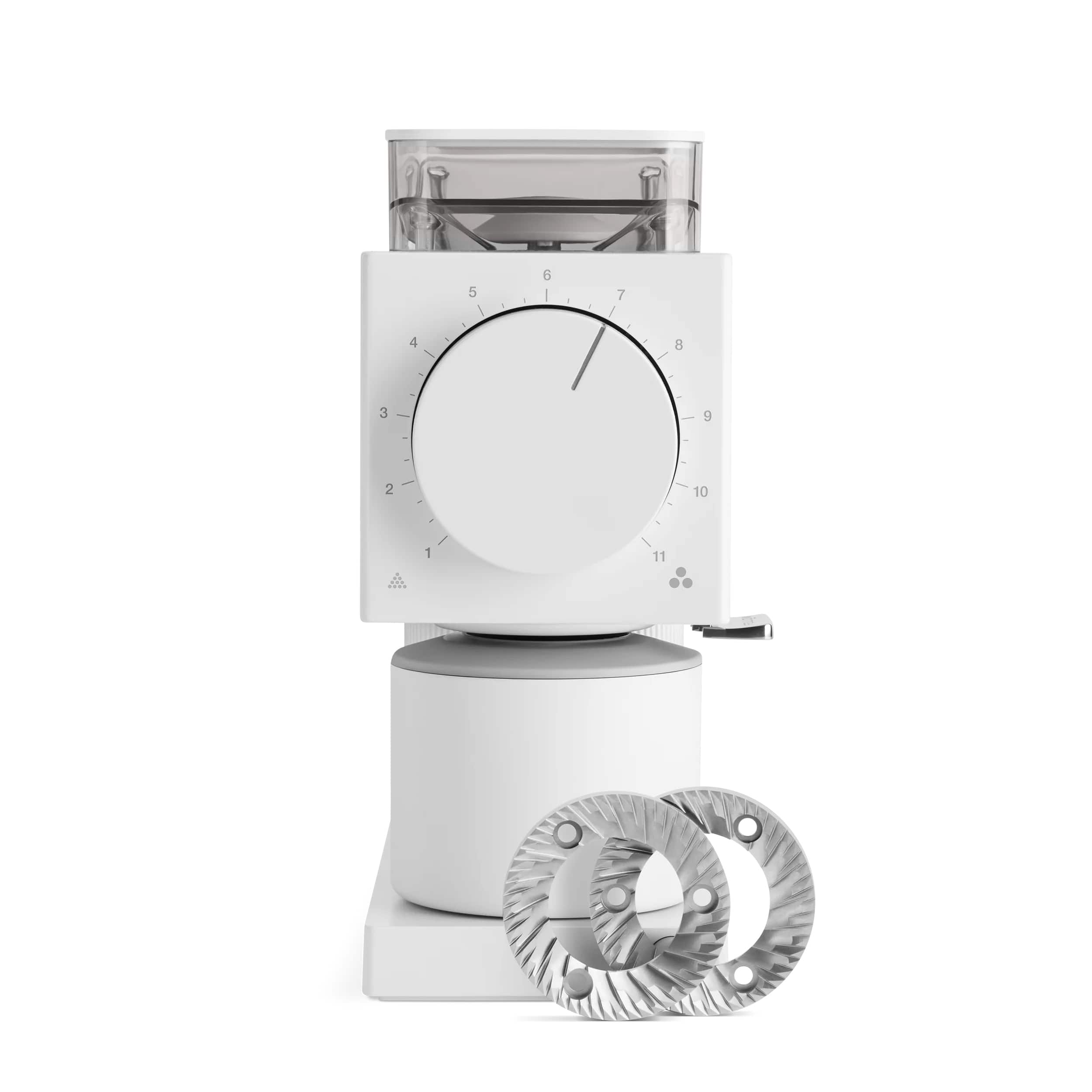 Alt View 19. Fellow - Ode Brew Grinder Gen 2 - Matte White.