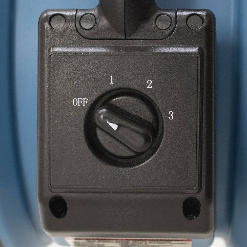 Alt View 4. XPOWER - Oscillating Portable 3 Speed Outdoor Cooling Misting Fan - Blue.