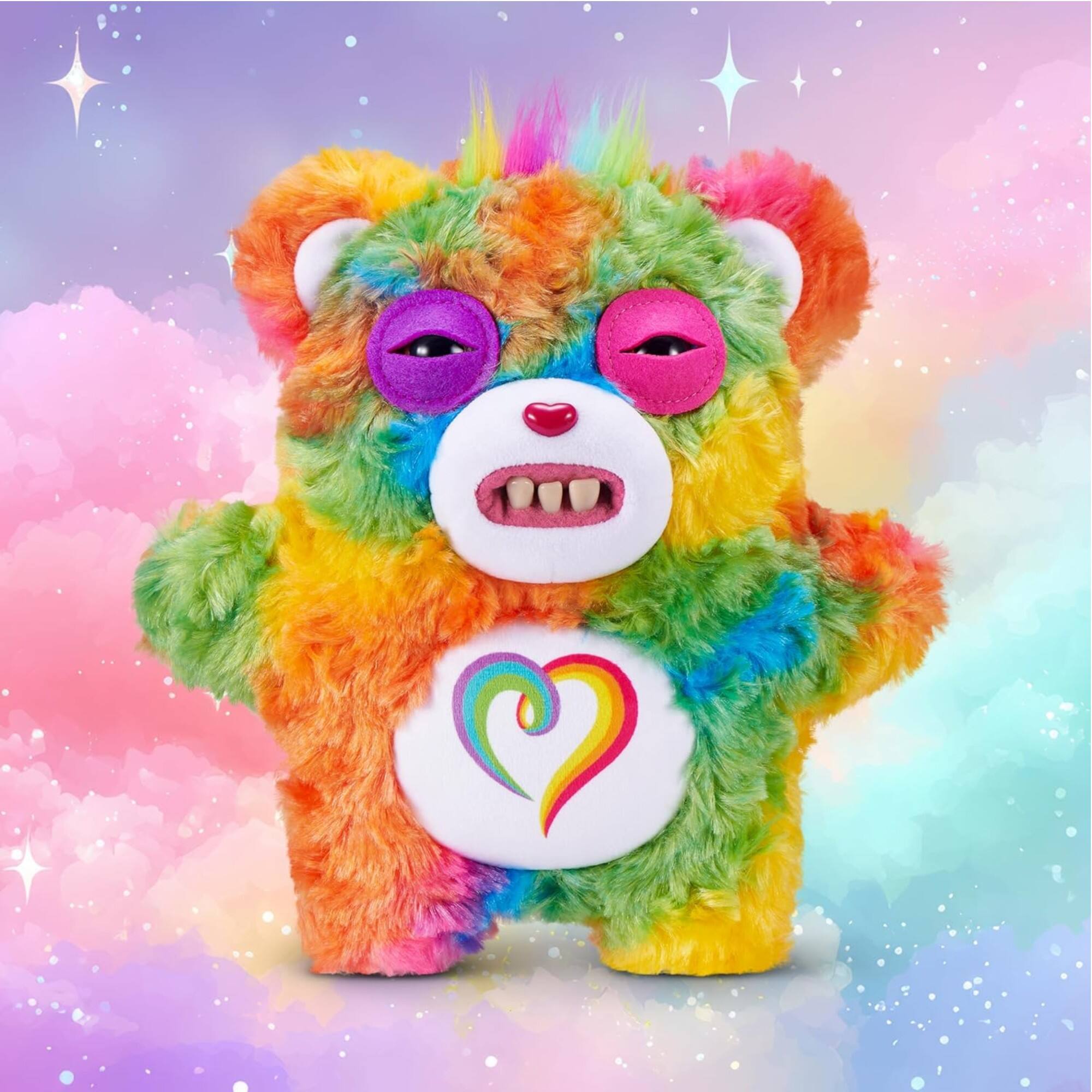 Alt View 1. Fuggler - Fuggler Care Bears 9 inch (Togetherness Bear), Funny Ugly Monster Stuffed Animal Toy by ZURU - Assorted Pre-Pack.