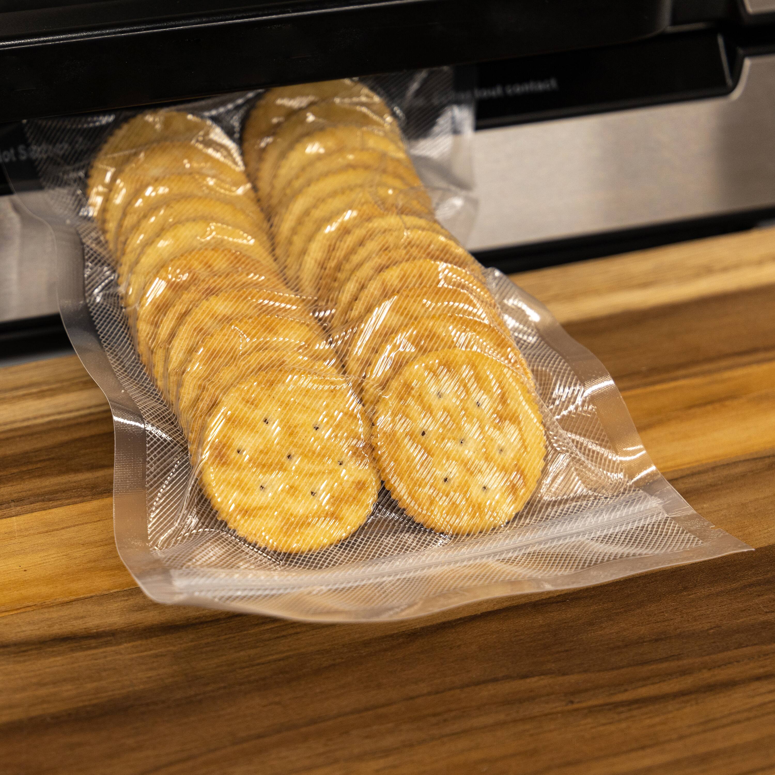 Alt View 2. Nesco - 50 Vacuum Sealer Zipper Pint Sized Bags (6-in. x 10-ft.).
