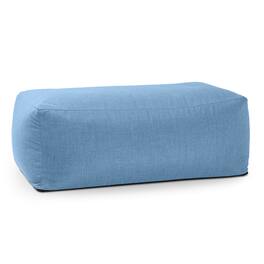 Jaxx - Coza Ottoman - Large Outdoor Pouf & Footrest - Sunbrella - Ocean Blue
