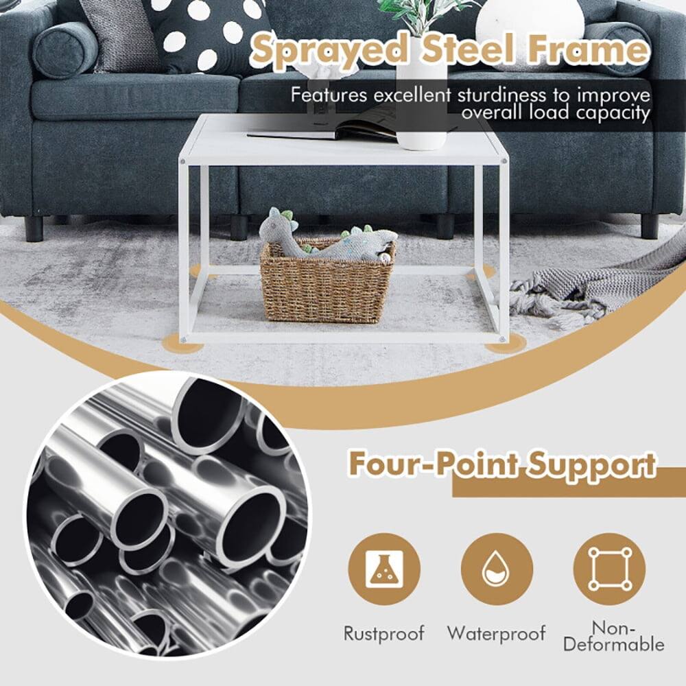 Sprayed Steel Frame  
Features excellent sturdiness to improve overall load capacity  

Four-Point Support  
Rustproof  
Waterproof  
Non-Deformable