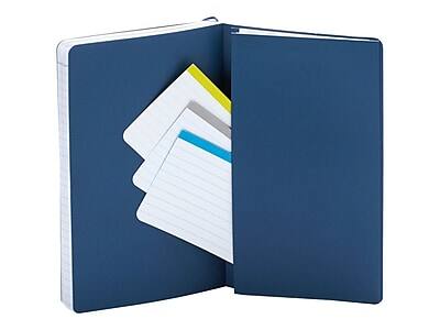 Alt View 2. Poppin - Professional Notebooks, 5" x 8.25", College Ruled, 96 Sheets - Navy Blue.