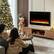 Alt View 3. Winado - 30" Electric Fireplace Insert, 1500W Wall-mounted/Built-in Fireplace Heater with WIFI Control, Remote Control, 12 Color - Black.