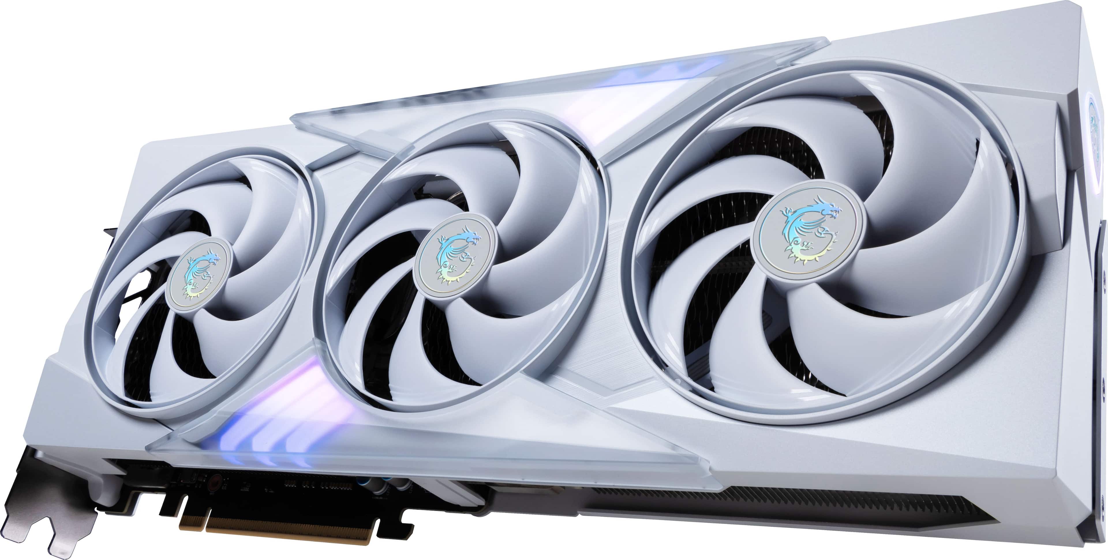 Back. MSI - NVIDIA GeForce RTX 5070 12G GAMING TRIO OC WHITE 12GB GDDR7 PCI Express Gen 5 Graphics Card - White.