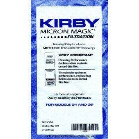 KIRBY  
MICRON MAGIC  
FILTRATION  

Featuring Kirby's exclusive MICRO FILTER & RESIST TECHNOLOGY  

VERY IMPORTANT  
Cleaning Performance declines when contaminants clog the filter. To maintain optimum performance, replace the filter before it reaches its end of life.  

For those who appreciate Quality, Reliability and Performance  

FOR MODELS G4 AND G5