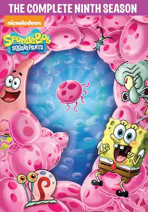 Front. SpongeBob SquarePants: The Complete Ninth Season - DVD.