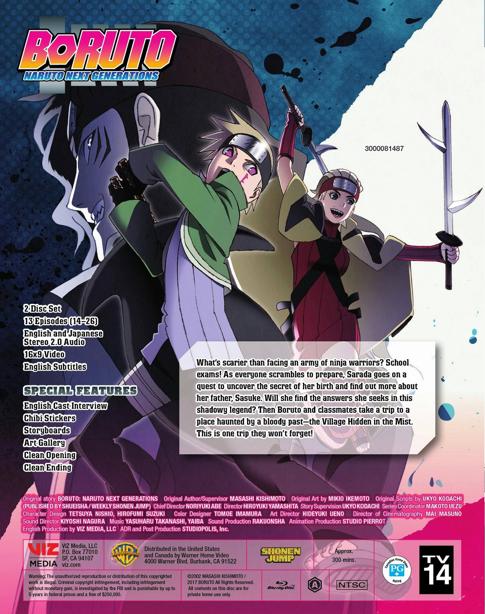 Back. Boruto: Naruto Next Generations Set 2   - BLU-RAY.