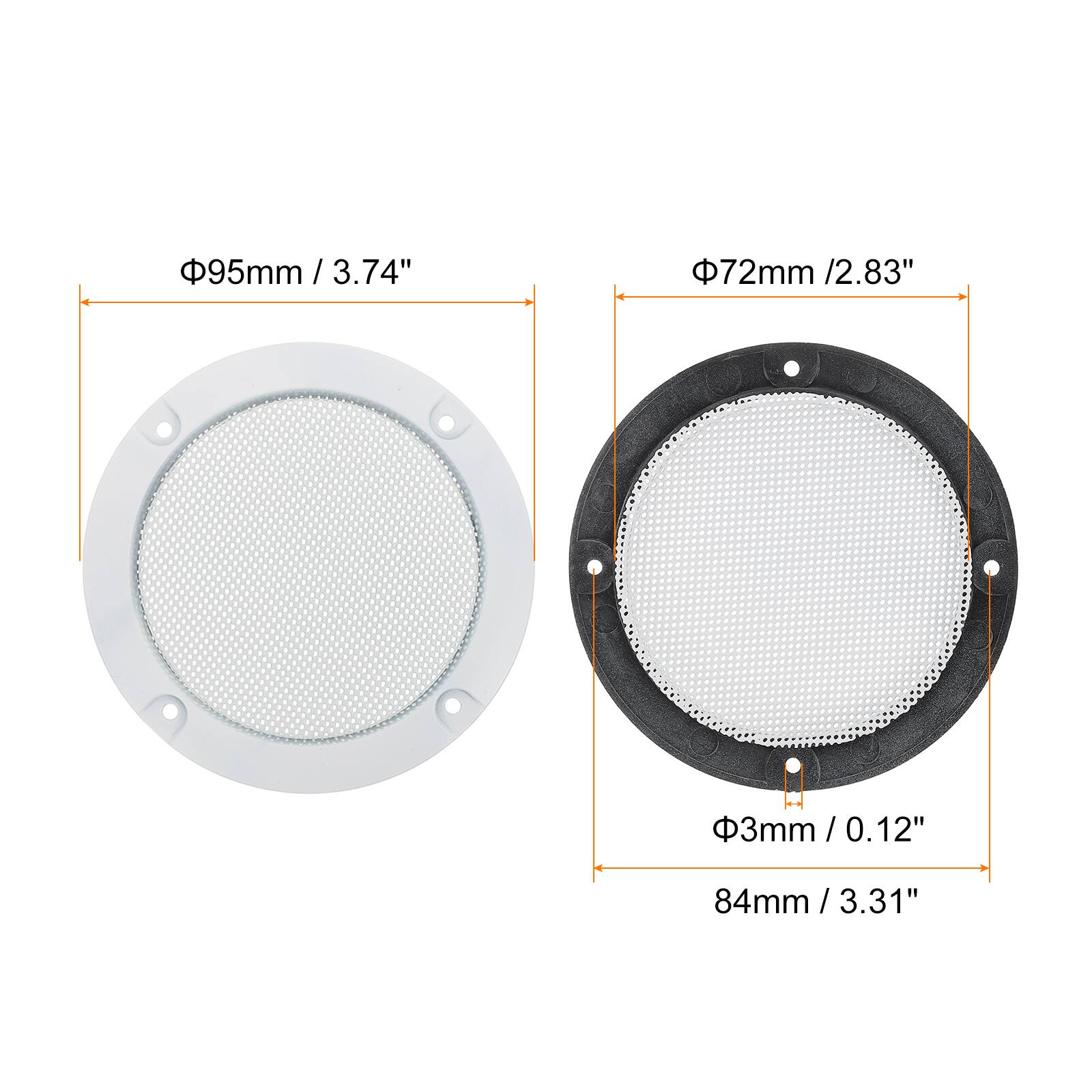 95mm / 3.74"  
72mm / 2.83"  
3mm / 0.12"  
84mm / 3.31"