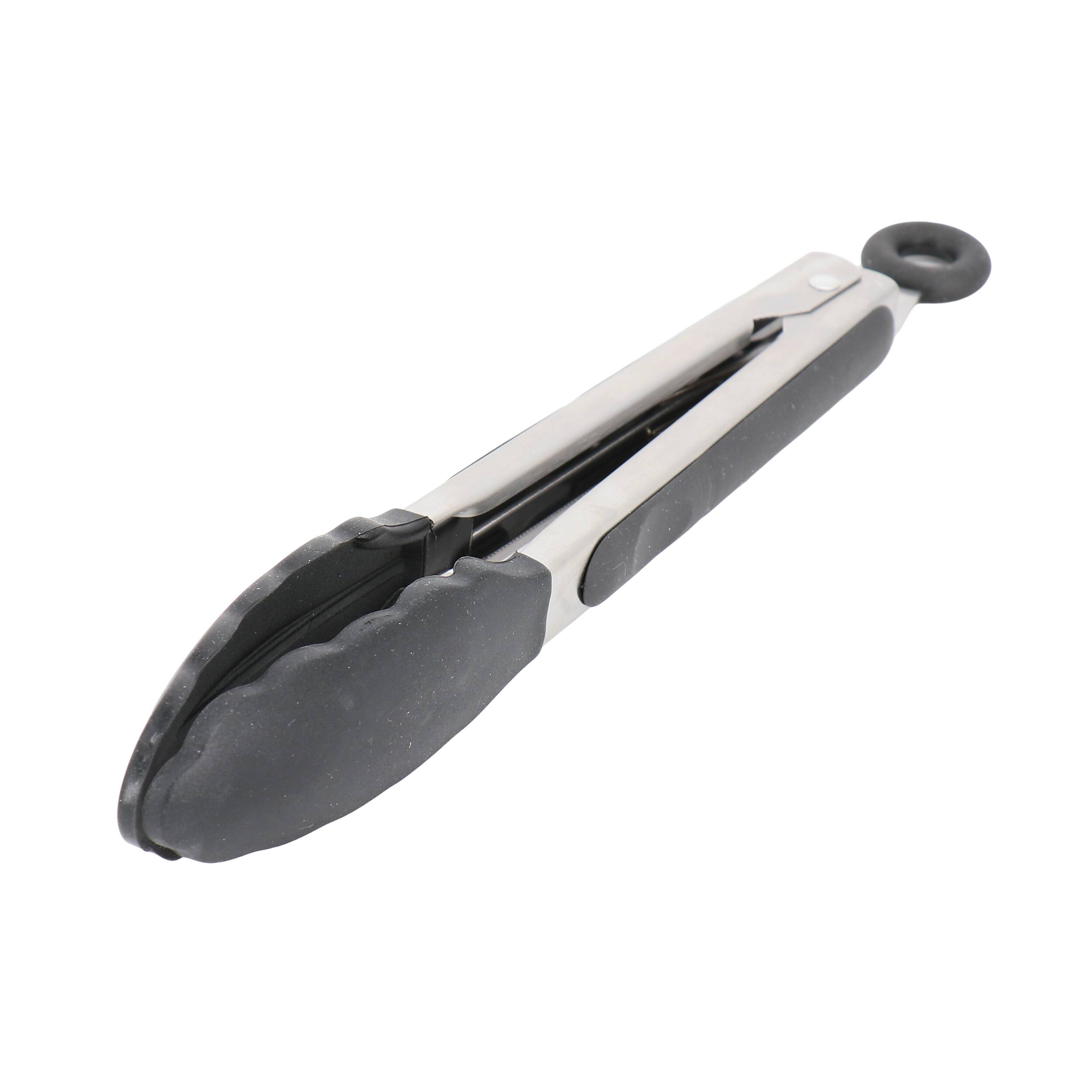 Alt View 2. Oster - Oster Baldwyn 3 Piece Stainless Steel Kitchen Tongs Set in Black - Black.