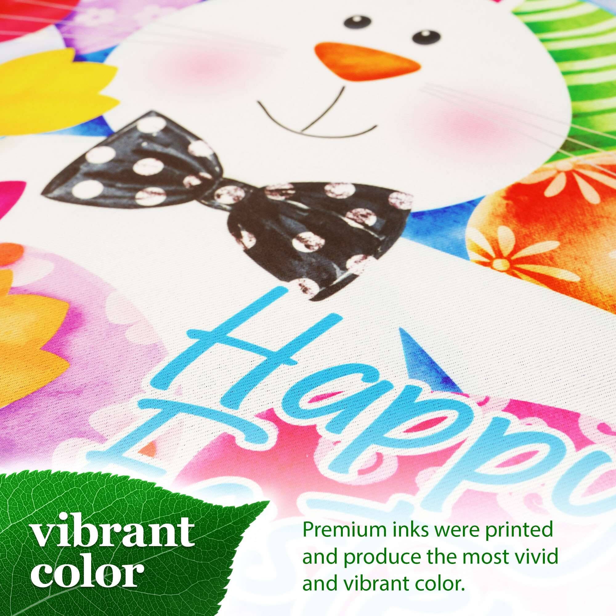 vibrant color

Premium inks were printed and produce the most vivid and vibrant color.