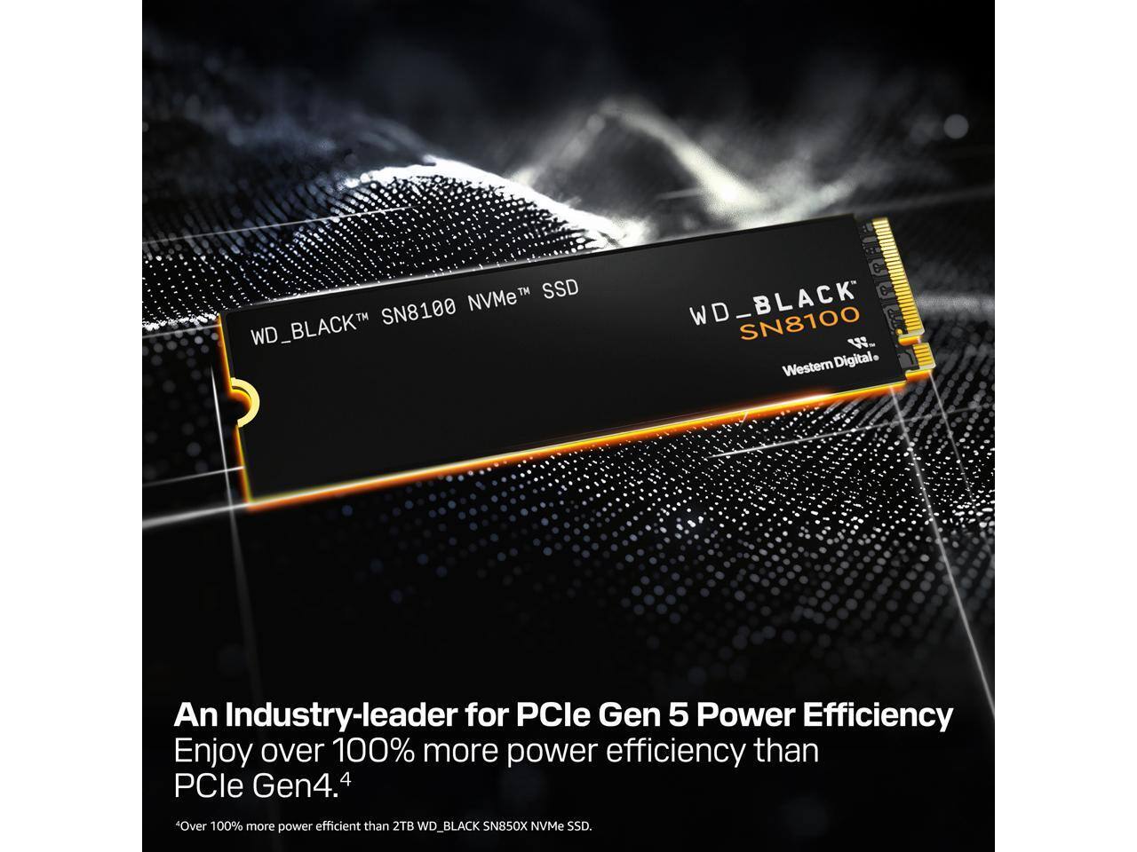 SanDisk 4TB* WD_BLACK™ SN8100 PCIe® 5.0x4 NVMe™ M.2 SSD