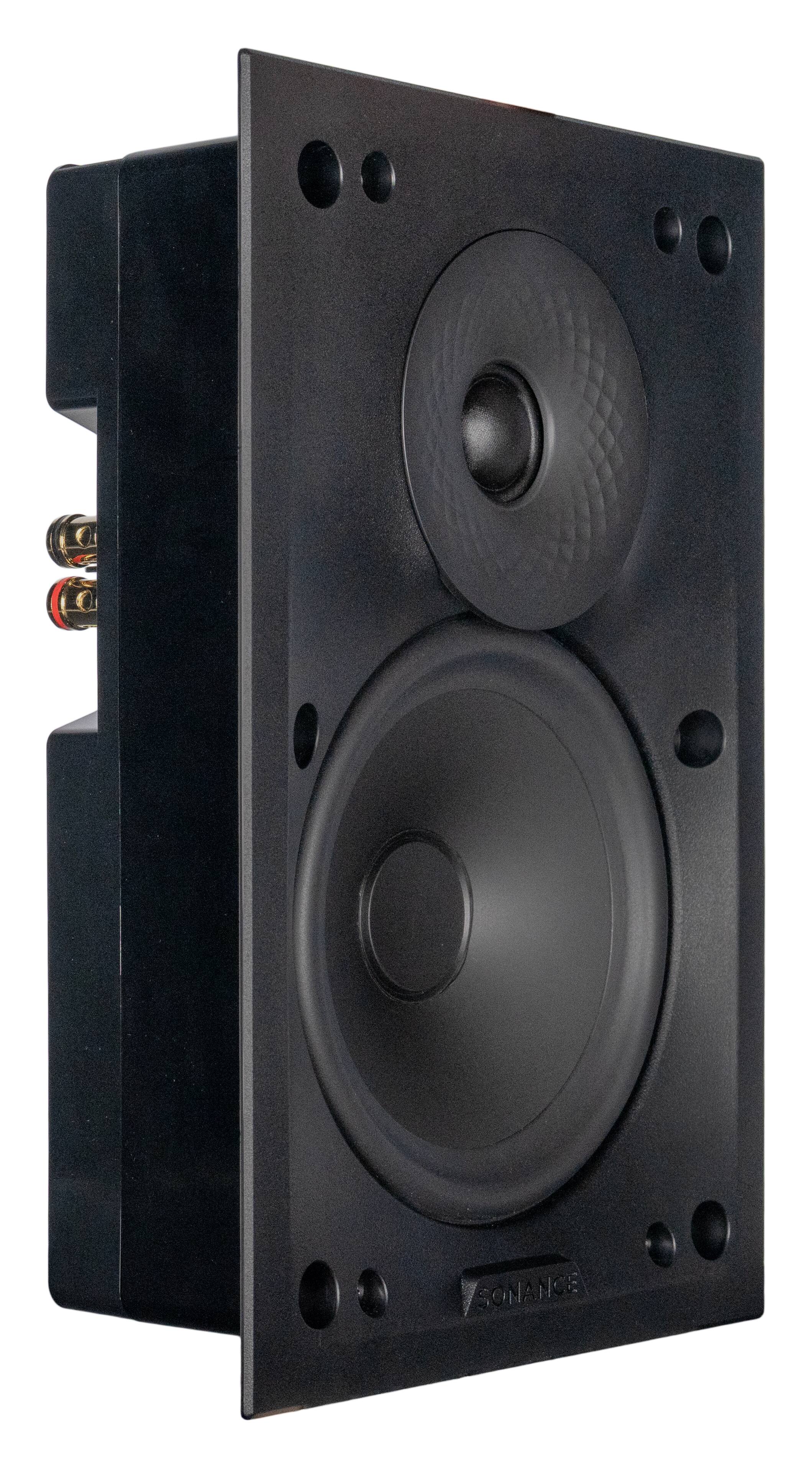 Alt View 5. Sonance - VXXT6 RECTANGLE SINGLE SPEAKER - Visual Experience Extreme 6-1/2" 2-Way Indoor/Outdoor In wall Speaker (Each) - Paintable White.