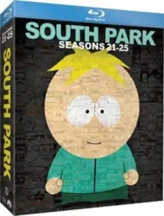 Front. South Park: Seasons 21-25 - BLU-RAY.