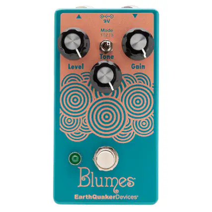 + 9V Mode 1 1|2|3 | 2 3 Level Tone Gain Blumes EarthQuakerDevices
