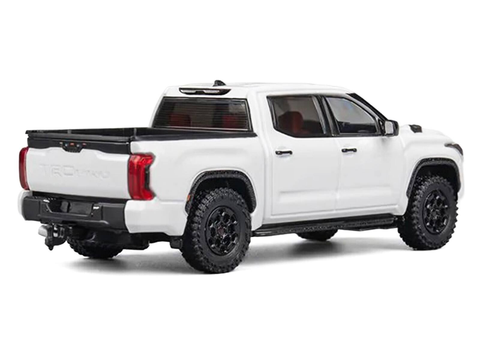 Alt View 1. CM Models - Toyota Tundra Pickup Truck White 1/64 Diecast Model Car by CM Model.